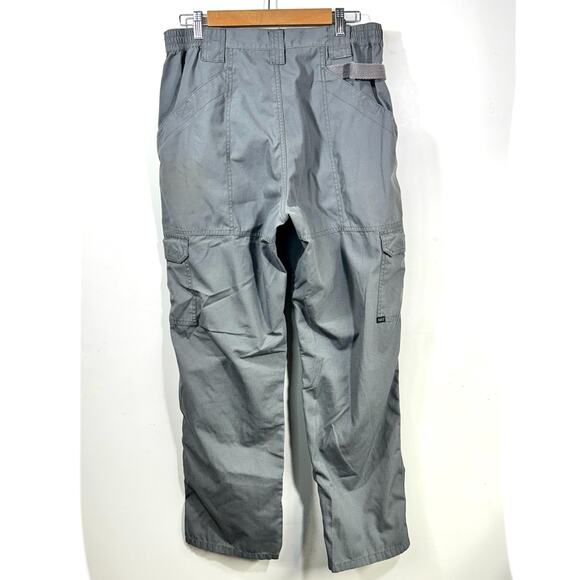 5.11 Tactical Pants RIPSTOP Mens 36 x 32 Apex Cargo Polyester Blend Gray - Picture 2 of 7